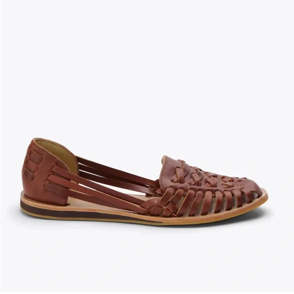 New Nisolo Huarache Leather Sandals Brandy color - Picture 9 of 9